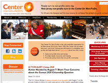 Tablet Screenshot of njnonprofits.org